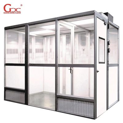 التحكم في نظافة الهواء 9pcs FFU 50m2 غرفة نظيفة الصيدلة