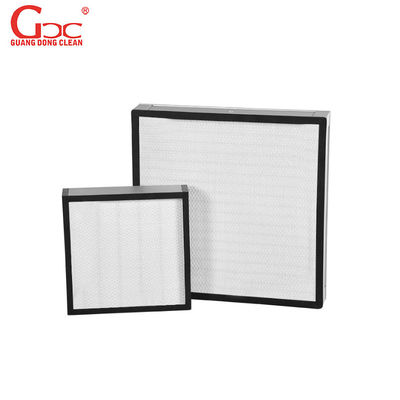 HEPA H13 Cleanroom Air Filter كيس من الألياف الزجاجية بإطار من الألومنيوم