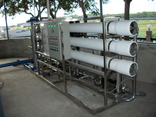 380Volt عكس التناضح العكسي معدات معالجة المياه الصناعية لتداول مياه Rwa