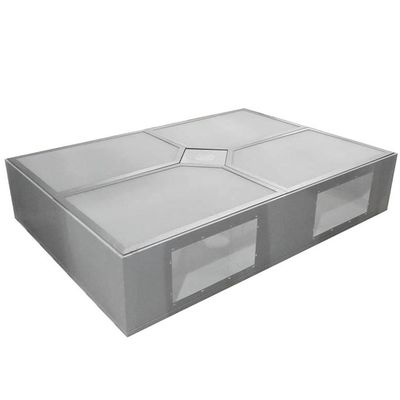 تشغيل المستشفى Laminar Flow Ceiling SS Shell هيكل لوحة التحليل الكهربائي