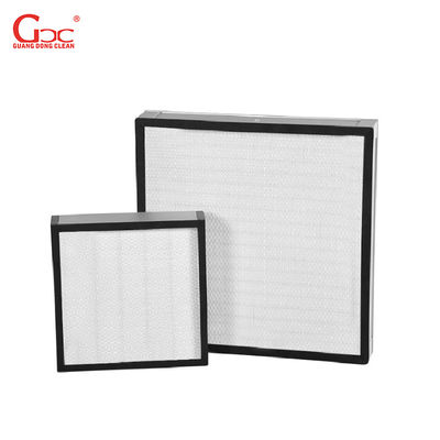 HEPA H13 Cleanroom Air Filter كيس من الألياف الزجاجية بإطار من الألومنيوم
