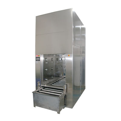 110V 50HZ SS304 صندوق مرور غرف الأبحاث مع التعشيق الإلكتروني