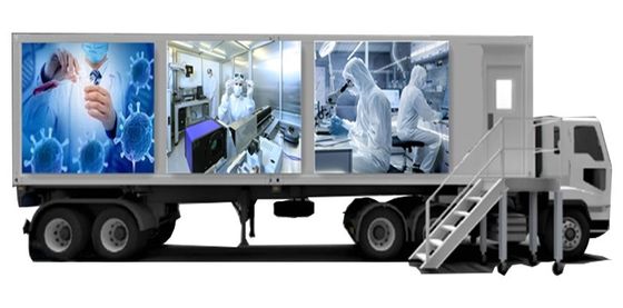 مختبر ISO Mobile PCR Cabin Laboratory 30KW حاوية غرف الأبحاث الجاهزة