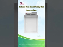 حوض غسيل يدوي من الفولاذ المقاوم للصدأ لشخص واحد